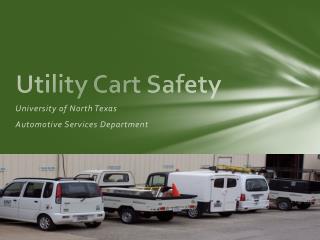 Utility Cart Safety