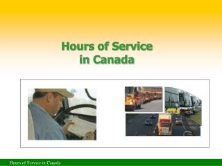 Hours of Service in Canada