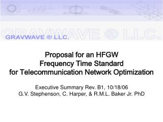 HFGW FTS Proposal Executive Summary