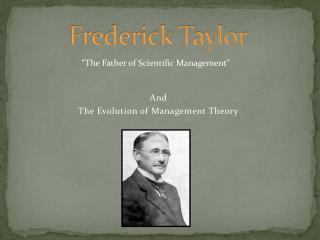 Frederick Taylor