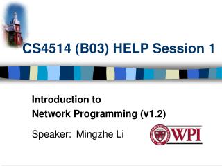 CS4514 (B03) HELP Session 1