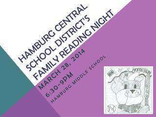 Hamburg central school district’s FAMILY READING NIGHT