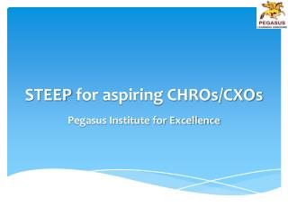 STEEP for aspiring CHROs/CXOs
