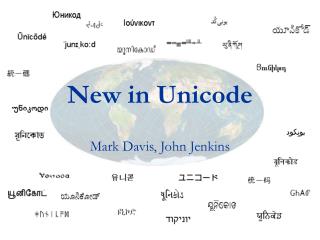 New in Unicode