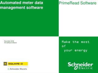 Automated meter data management software