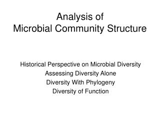 PPT - Lecture 21: Bacterial Diversity And Microbial Ecology PowerPoint ...