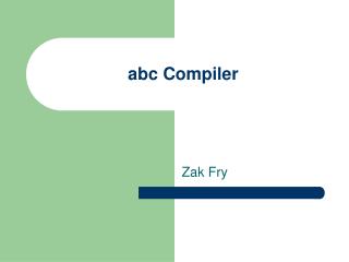 abc Compiler
