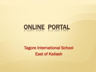 Online portal