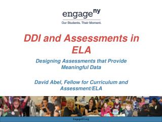 DDI and Assessments in ELA