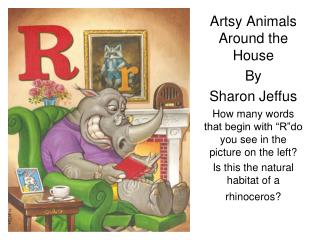 Artsy Animals Around the House By Sharon Jeffus