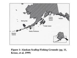 Figure 1: Alaskan Scallop Fishing Grounds (pg. 11, Kruse, et al, 1999)