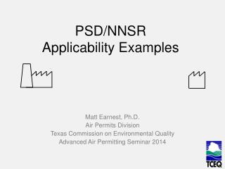 PSD/NNSR Applicability Examples