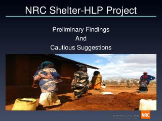 NRC Shelter-HLP Project