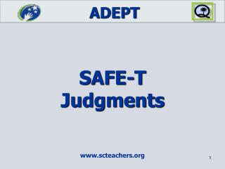 SAFE-T Judgments