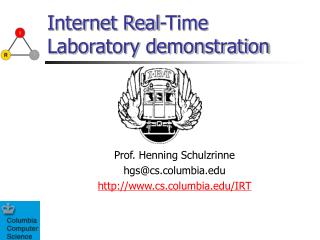 Internet Real-Time Laboratory demonstration