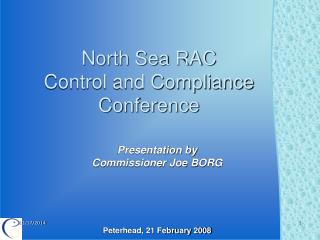 North Sea RAC Control and Compliance Conference