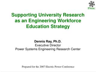 Supporting University Research as an Engineering Workforce Education Strategy