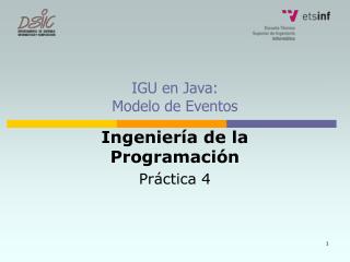 IGU en Java: Modelo de Eventos