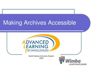 Making Archives Accessible
