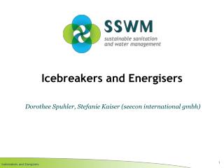 Icebreakers and Energisers