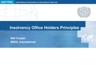 Insolvency Office Holders Principles