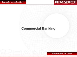 Commercial Banking