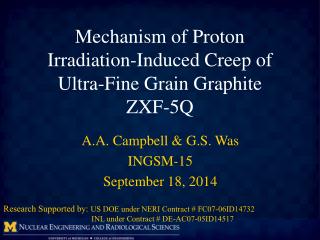 Mechanism of Proton Irradiation-Induced Creep of Ultra-Fine Grain Graphite ZXF-5Q