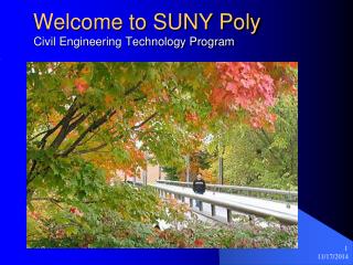 Welcome to SUNY Poly Civil Engineering Technology Program