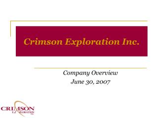 Crimson Exploration Inc.