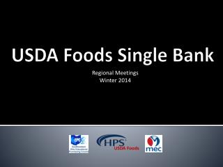 USDA Foods Single Bank