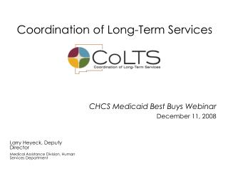 Coordination of Long-Term Services