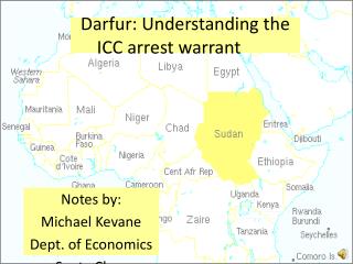 Darfur: Understanding the ICC arrest warrant