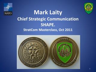 Mark Laity Chief Strategic Communication SHAPE. StratCom Masterclass , Oct 2011