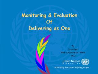 Monitoring &amp; Evaluation Of Delivering as One