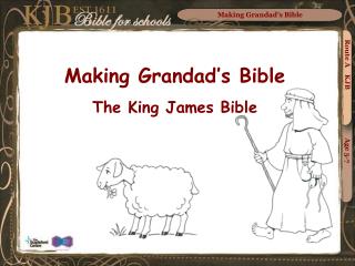 Making Grandad’s Bible