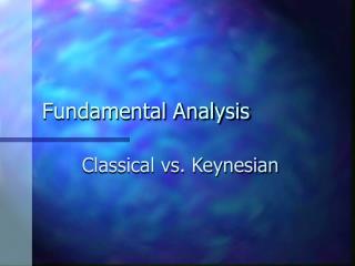 Fundamental Analysis