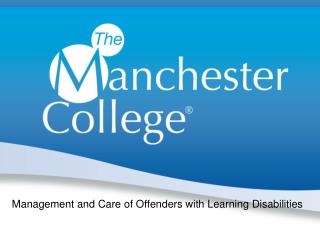 Management and Care of Offenders with Learning Disabilities