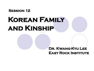 Korean Family and Kinship