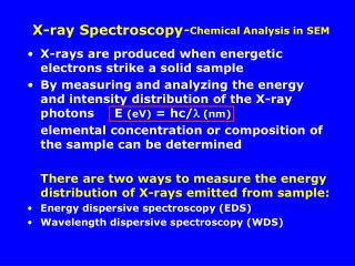 X-ray Spectroscopy