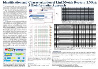 Identification and Characterization of Lin12/Notch Repeats (LNRs):