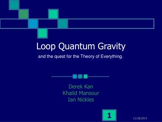 Loop Quantum Gravity