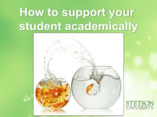 How to support your student academically