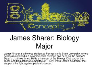 James Sharer-Biology Major