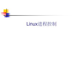 Linux 进程控制