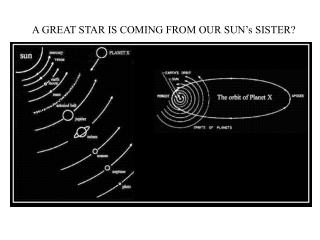 A GREAT STAR IS COMING FROM OUR SUN’s SISTER?
