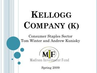 Kellogg Company (K)