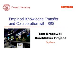 Empirical Knowledge Transfer and Collaboration with SRS