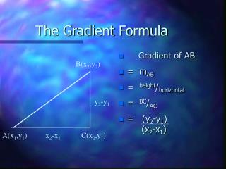 The Gradient Formula