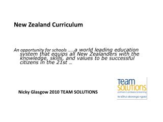 New Zealand Curriculum