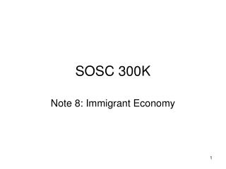 SOSC 300K
